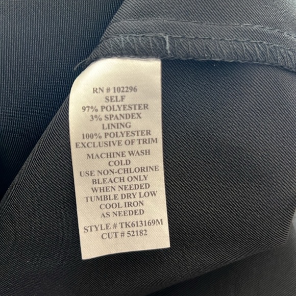 Connected Apparel - black satin like sleeveless dress, size 16. - Picture 8 of 9